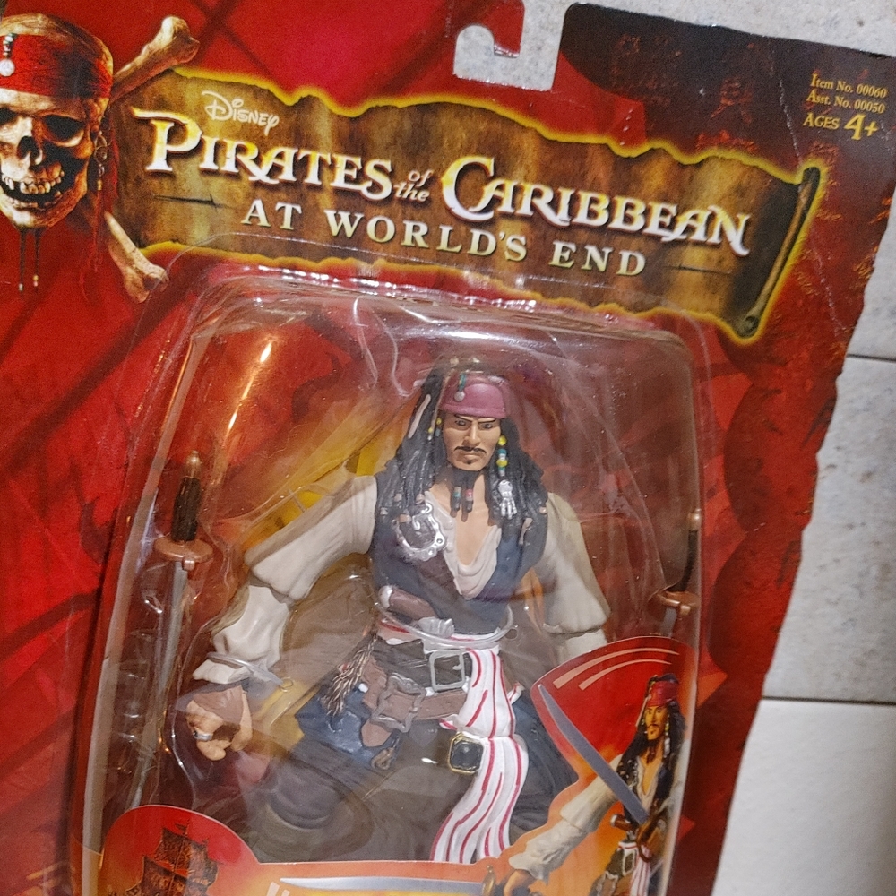 Ultimate Jack Sparrow Disney Pirates of the Caribbean Figure NIB At World's End - Picture 2 of 5